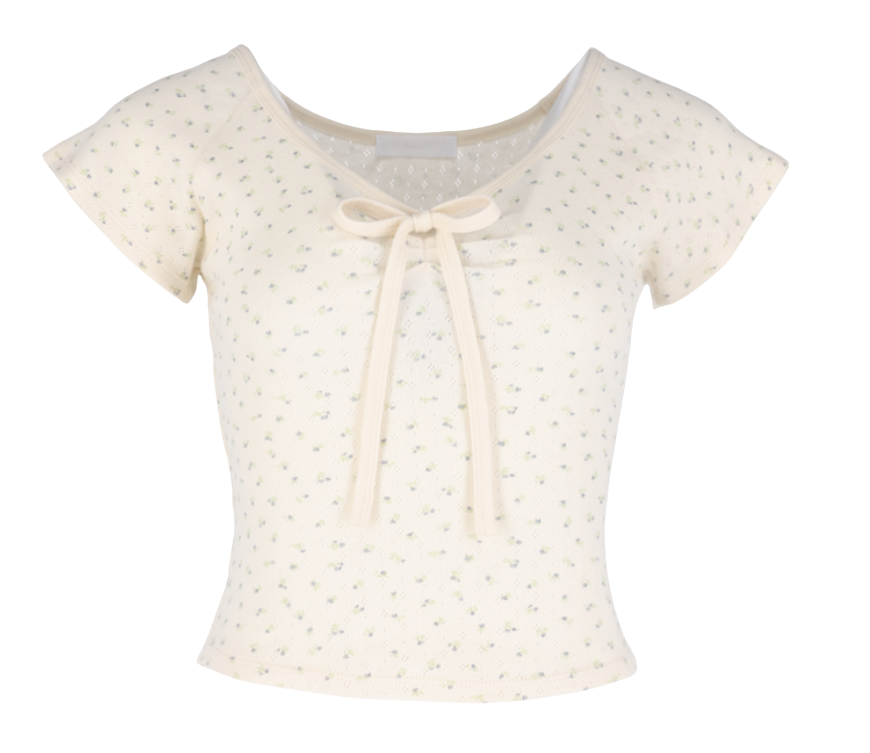 Áo ôm họa tiết hoa